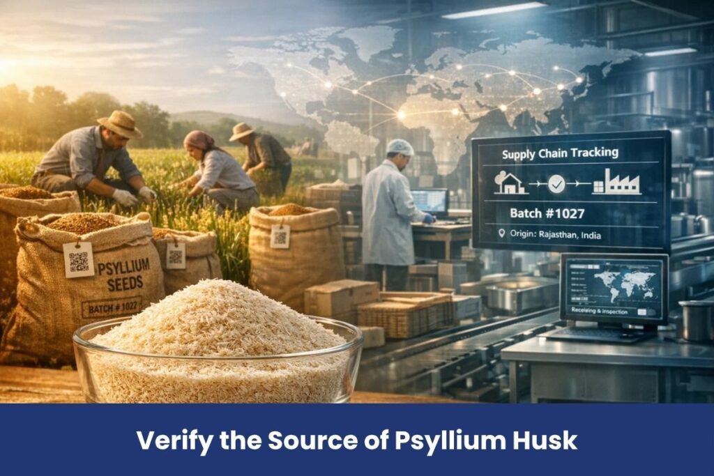 Verify the Source of Psyllium Husk