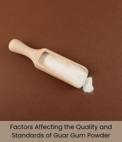 Factors Affecting the Quality and Standards of Guar Gum Powder