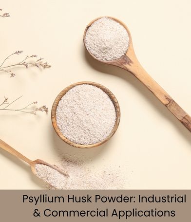 Psyllium Husk Powder: Industrial & Commercial Applications