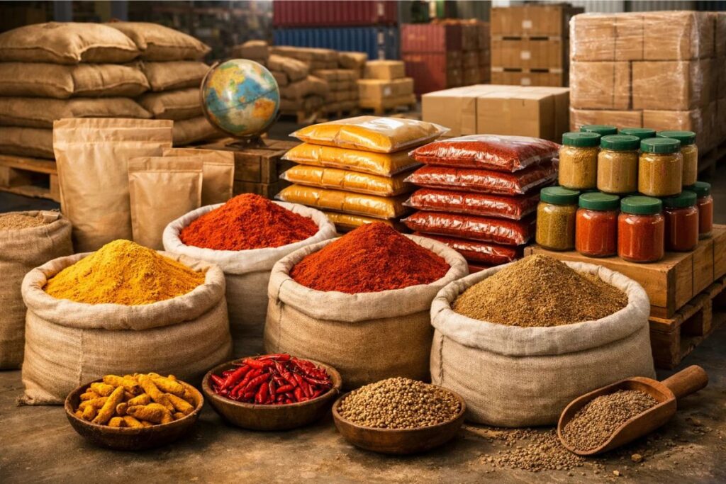 Ground spices suppliers in India