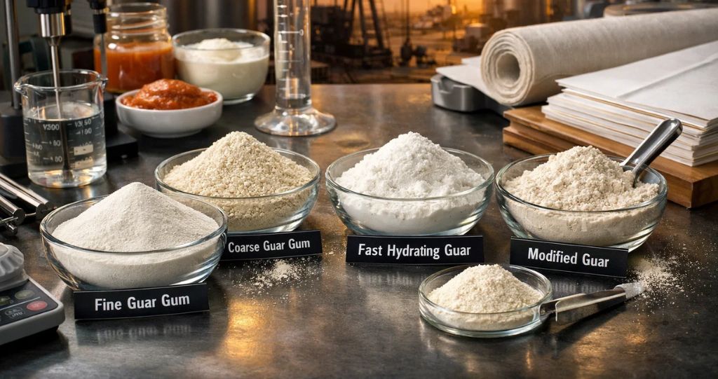 Different Types of Guar Gum Powder and Their Industrial Applications