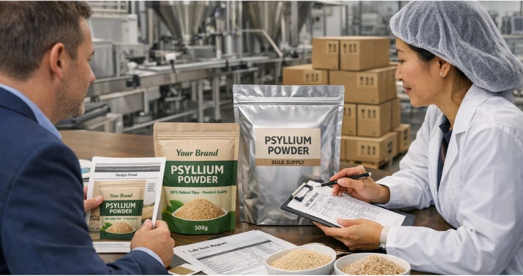 How to Work with a Psyllium Powder Manufacturer for Private Label Needs