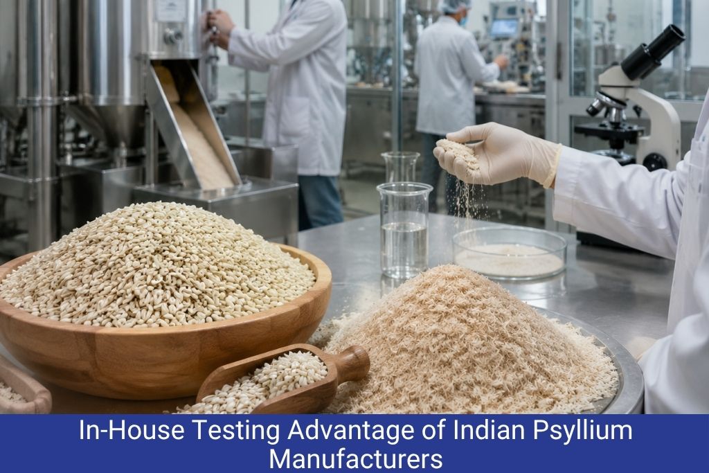 In House Testing Advantage Indian Psyllium Manufacturers