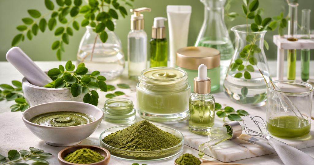 Moringa Powder in Cosmetics and Skincare – Formulation Benefits, Concentrations, and Market