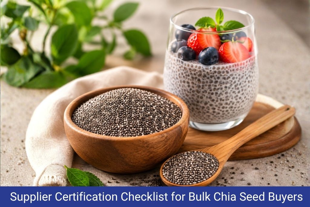 Supplier Certification Checklist for Bulk Chia Seed Buyers