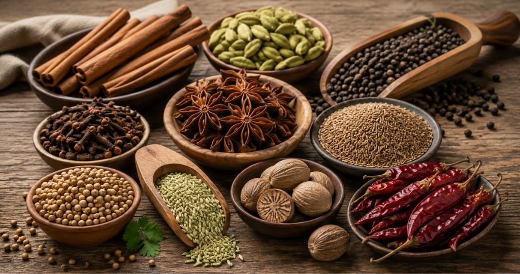 Top 10 Whole Spices with Growing Demand in Europe and North America
